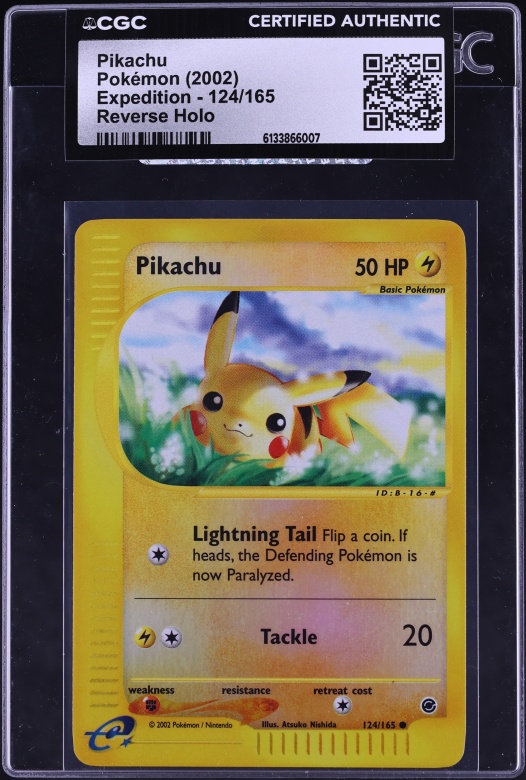 pikachu expedition pokemon card Pikachu (124/165) - Expedition
