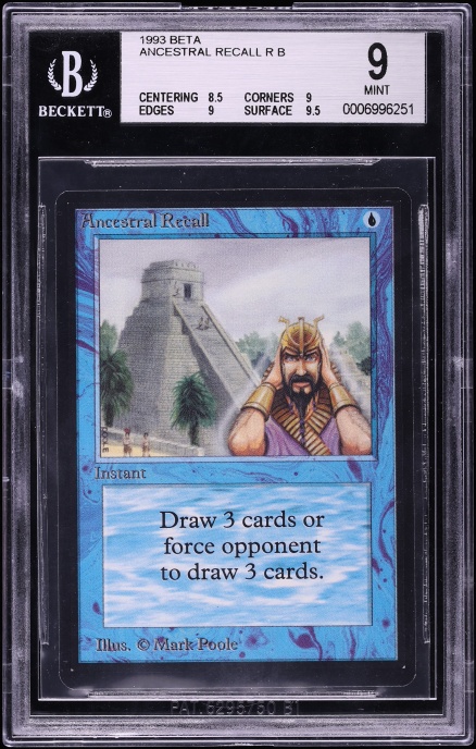 1993 Magic The Gathering MTG Alpha Braingeyser R B BGS 8.5 NM-MT+ on  Fanatics Collect