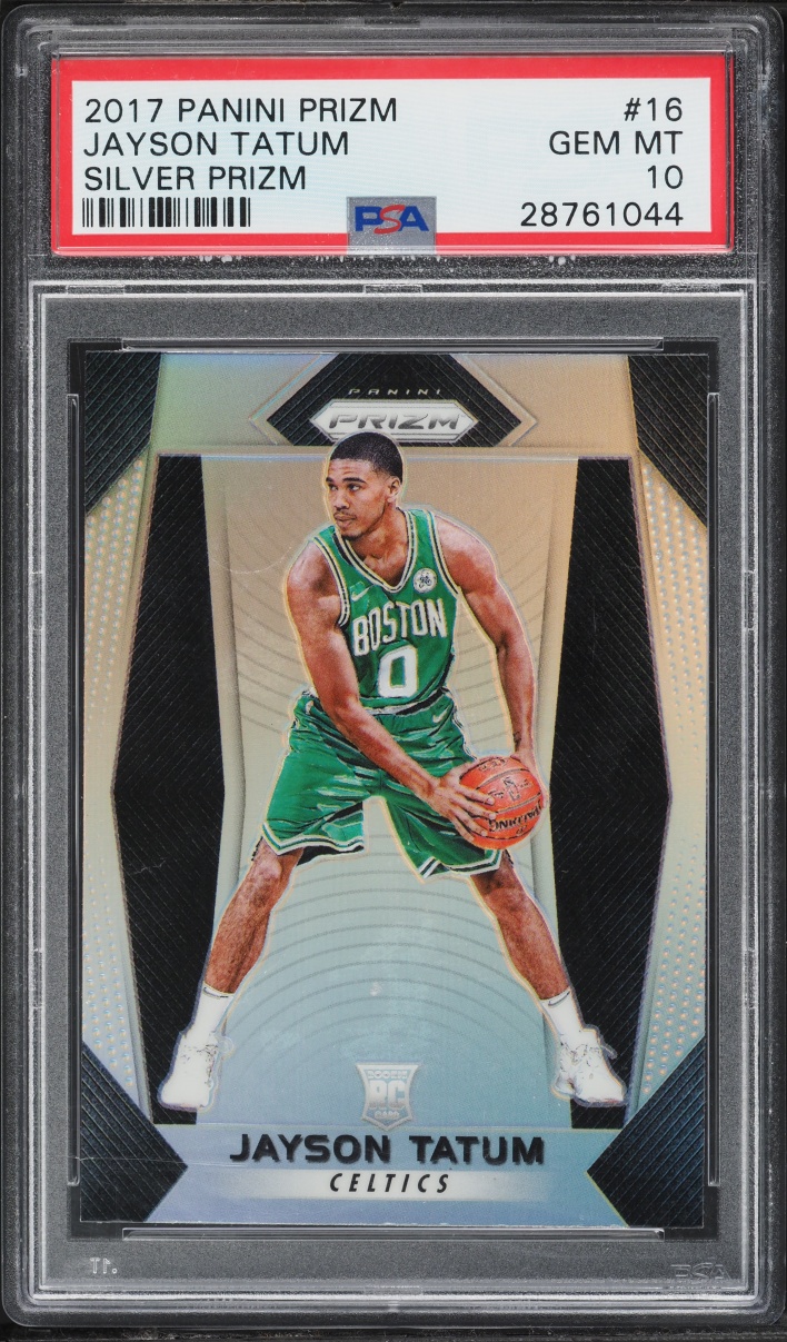 2017 Panini Prizm Silver Jayson Tatum ROOKIE #16 PSA 10 GEM MINT