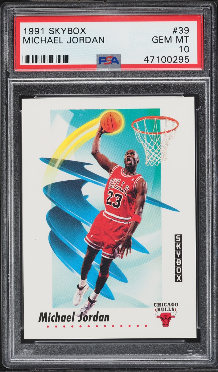 1991 Skybox Basketball Michael Jordan #39 PSA 10 GEM MINT