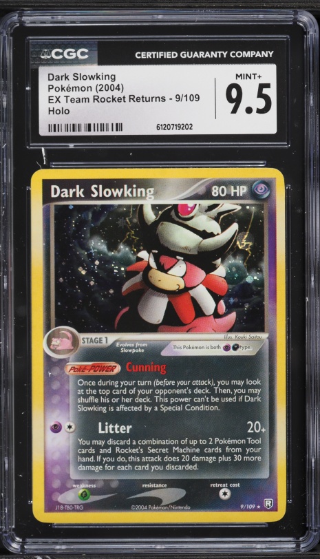 2002 Pokemon Neo Destiny Dark Slowking #20 CGC 10 GEM MINT on