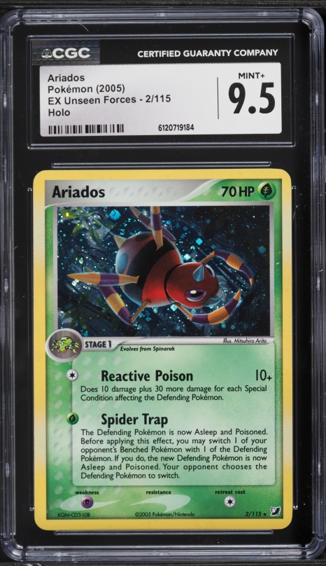 ariados pokemon card price CGC 9.5 Ariados CHR