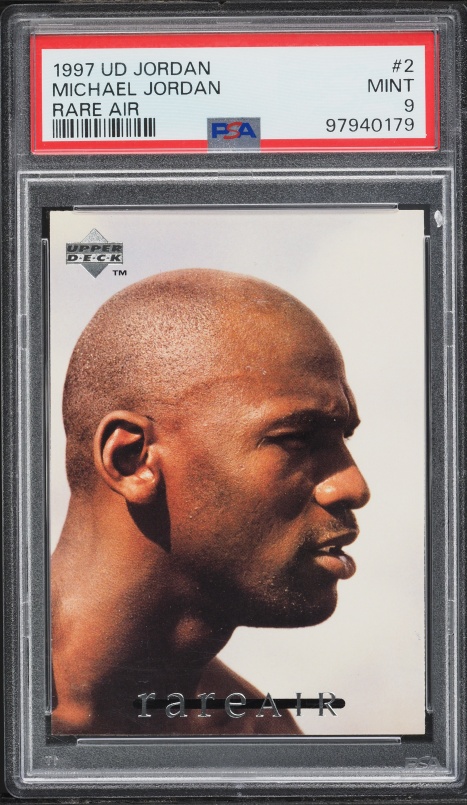 rare air michael jordan card 1994 Upper Deck Michael Jordan RARE AIR (Complete set of 90 Cards) main image 0
