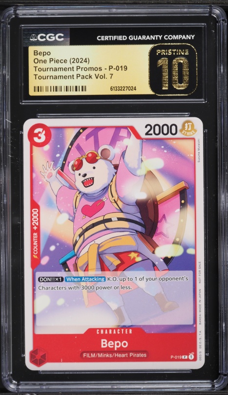 2024 One Piece Championship '24 Celebration Pack Bepo #P-019 PSA