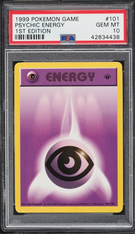 2003 Pokemon Japanese Unnumbered Energy Cards Psychic Energy CGC 10 GEM  MINT on Fanatics Collect