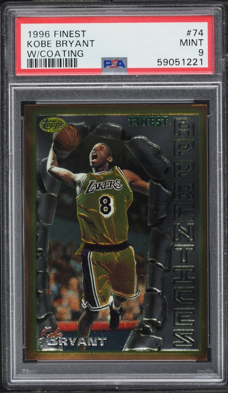 1996 Skybox E-X2000 Kobe Bryant ROOKIE #30 PSA 9 MINT on Fanatics