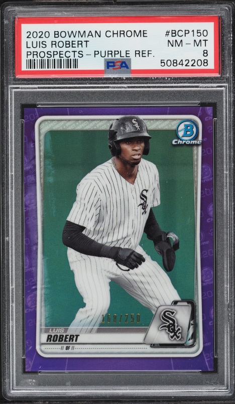 2020 Topps Chrome Luis Robert ROOKIE #60 PSA 10 GEM MINT on