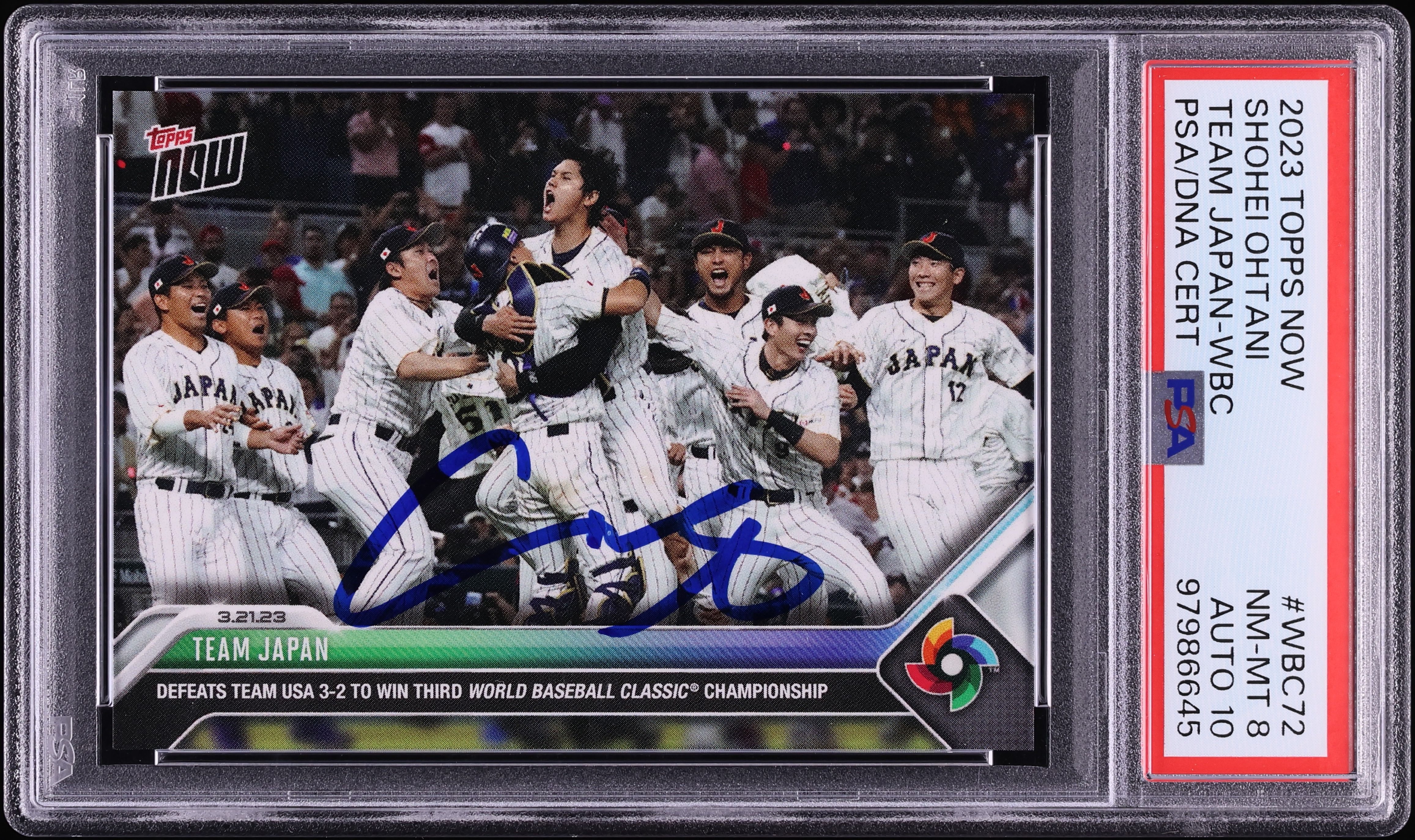 2023 Topps Now World Baseball Classic Team Japan Shohei Ohtani