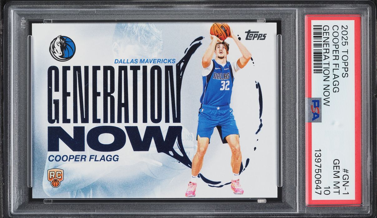 2025 Topps Generation Now Cooper Flagg ROOKIE #GN-1 PSA 10 GEM 
