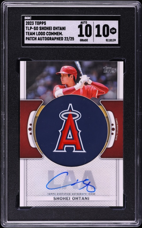 2025 Topps Chrome MVP Award Gold MLB Logoman Shohei Ohtani PATCH