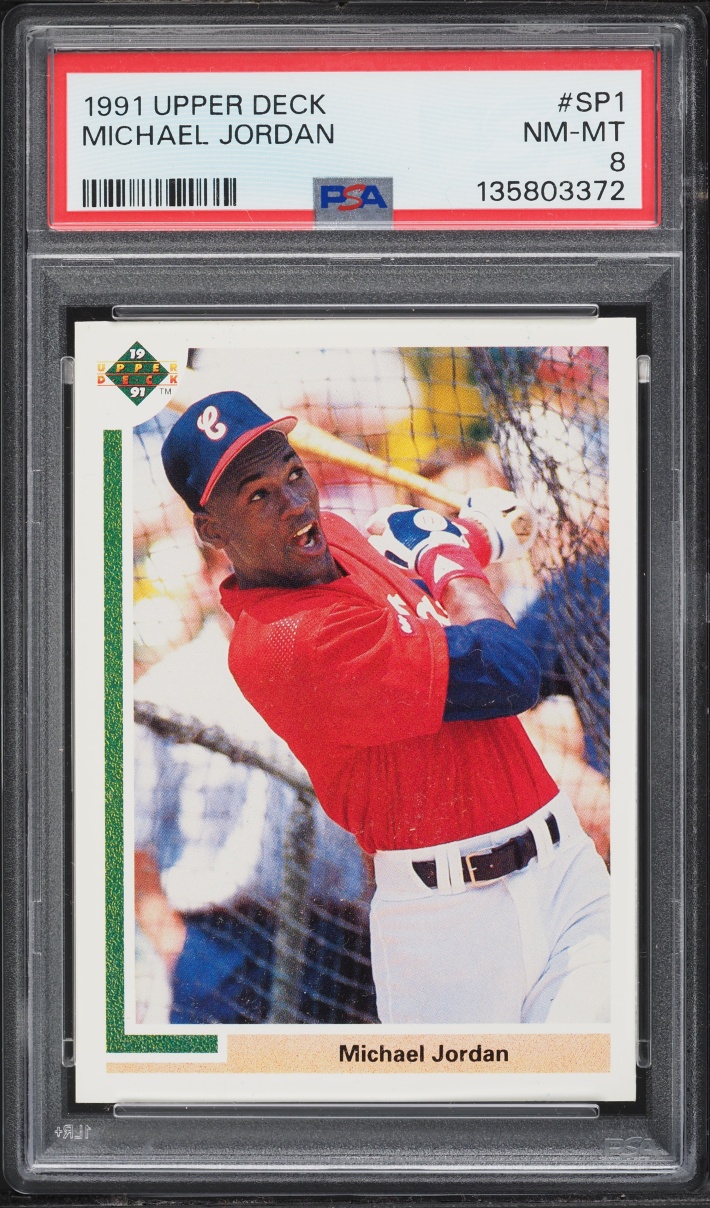 1991 Upper Deck Michael Jordan ROOKIE #SP1 PSA 8 NM-MT