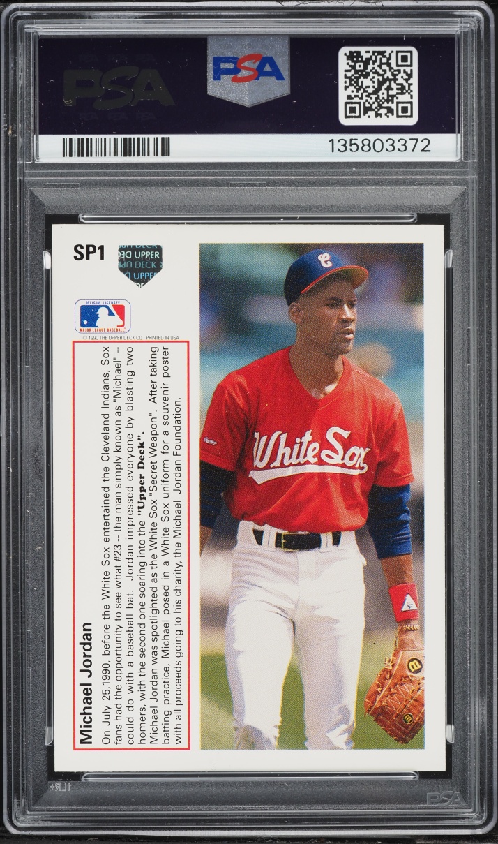 1991 Upper Deck Michael Jordan ROOKIE #SP1 PSA 8 NM-MT