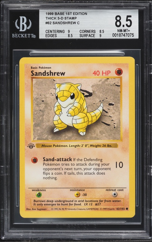 1995 sandshrew pokemon card Picked up this bad for for 3.75$ today. : r/PokemonTCG All cards will be carefully packed for safe transit Set Of 5 Sandshrew Pokemon