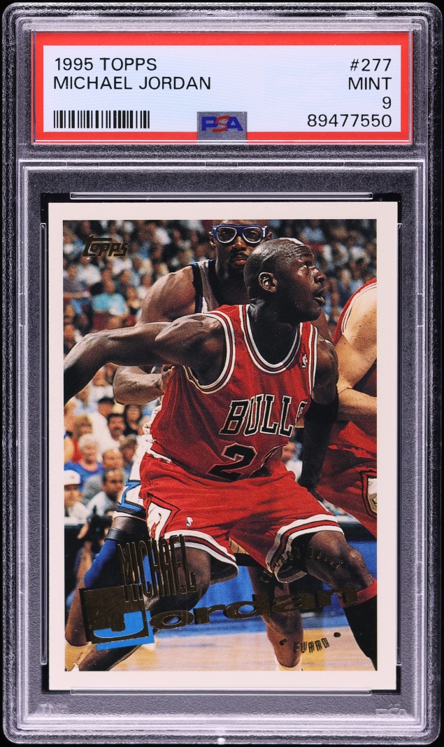 1995 Topps Basketball Michael Jordan #277 PSA 9 MINT