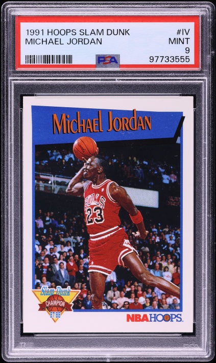 1996 Metal Basketball Michael Jordan #11 PSA 9 MINT on Fanatics