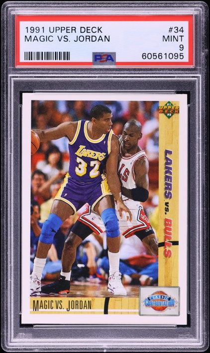 1996 Metal Basketball Michael Jordan #11 PSA 9 MINT on Fanatics