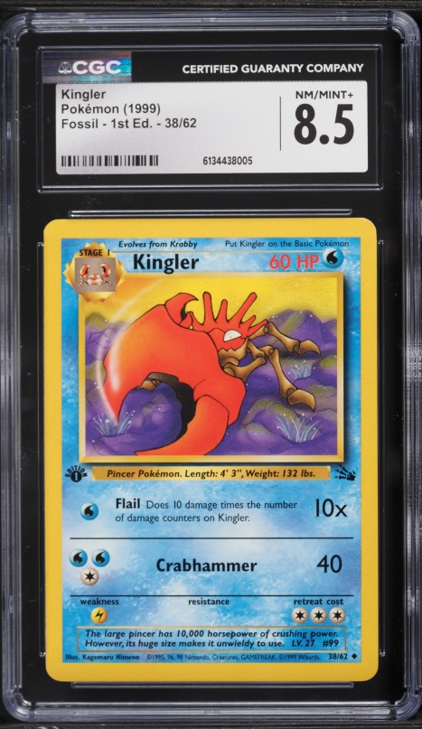 kingler pokemon card price Kingler #22 Prices | Pokemon Crystal Guardians