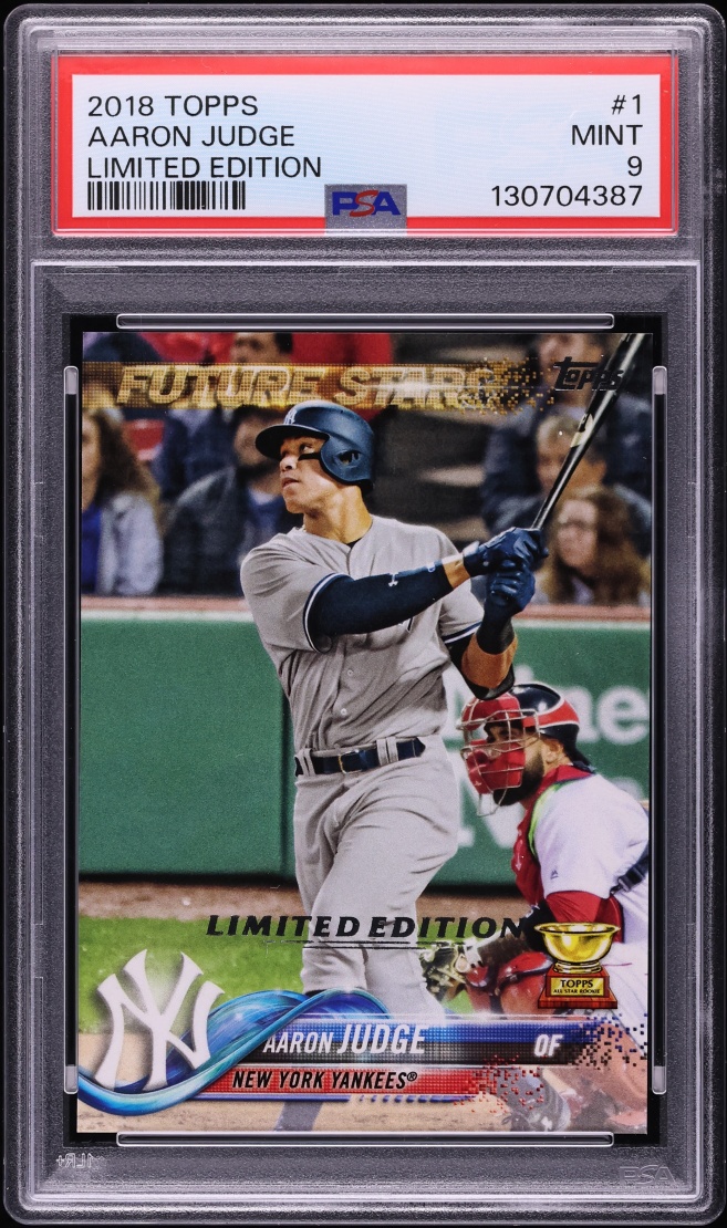 2018 Topps Limited Edition Future Stars Aaron Judge #1 PSA 9 MINT