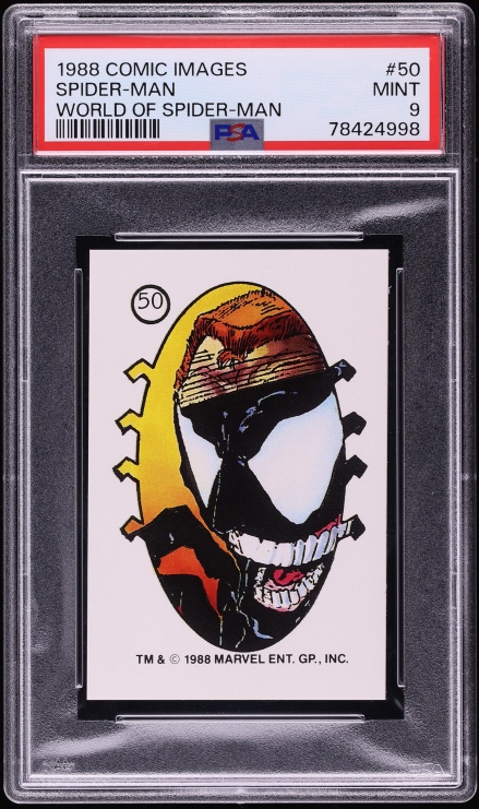 1988 Comic Images World Of Spider-Man Venom #50 PSA 6 EXMT on