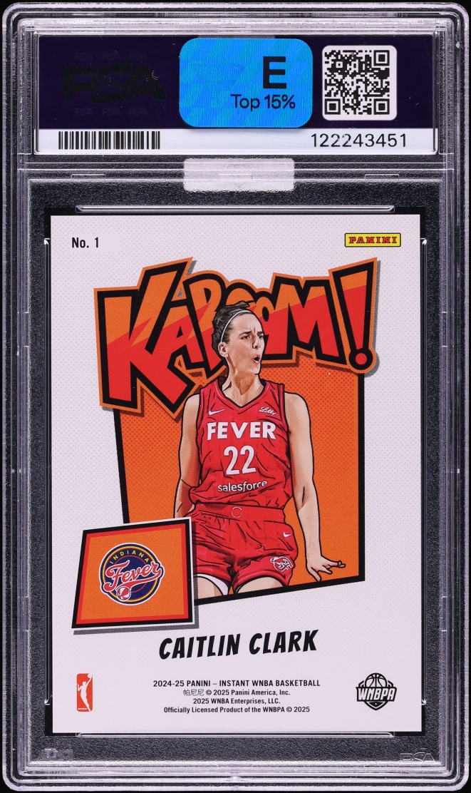 2024 Panini Royalty WNBA Kaboom! Caitlin Clark ROOKIE #1 MBA PSA 10 GEM MINT