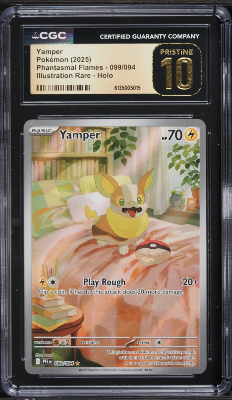 Pokemon Trading Card Game Phantasmal Flames Illustration Rare Yamper #99