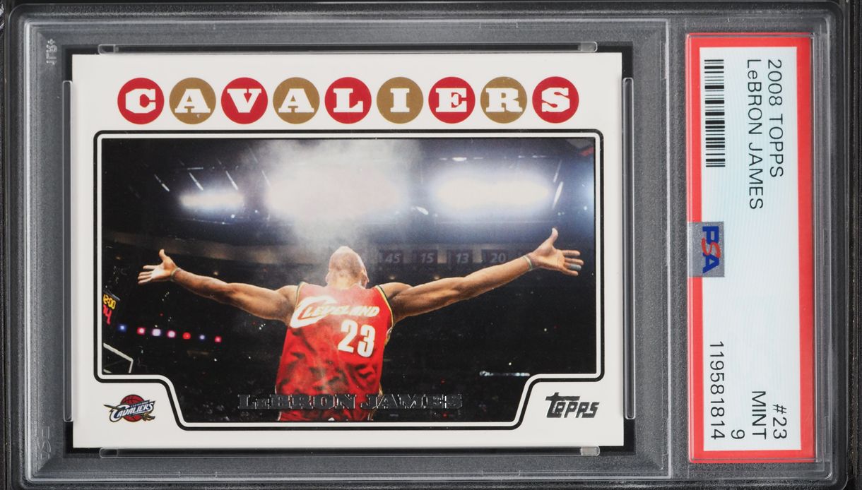 2008 Topps Basketball LeBron James #23 PSA 9 MINT