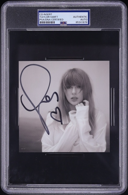 Taylor Swift Signed Autographed Framed CD Insert - JSA AUTH on