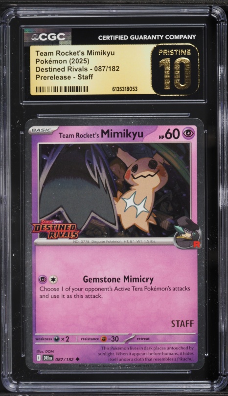 2025 Pokemon SV Destined Rivals Prerelease Cosmos Holo Team