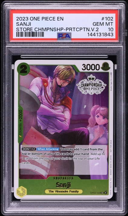 2023 One Piece Promo Store Championship Participation V.2 Sanji