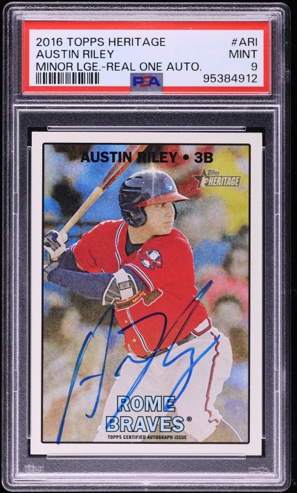 2026 Topps Major League Materials Green #MLMARI Austin Riley /99 