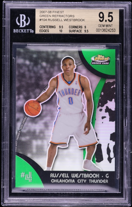 2021 Select Conocurse Zebra Prizm Russell Westbrook #54 PSA 10 GEM