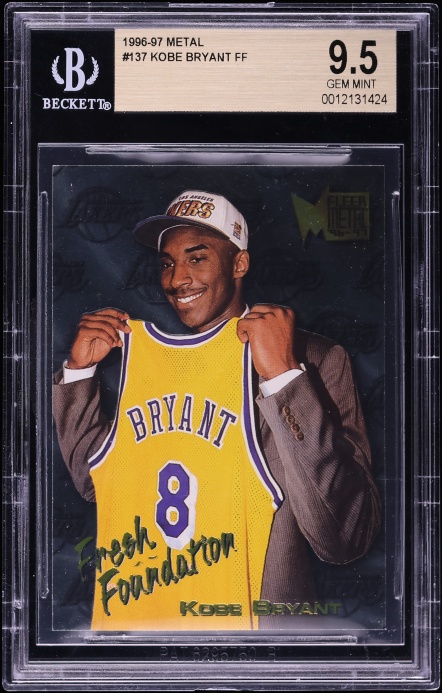 1996 Topps Draft Redemption Kobe Bryant ROOKIE #DP13 PSA 9 MINT on