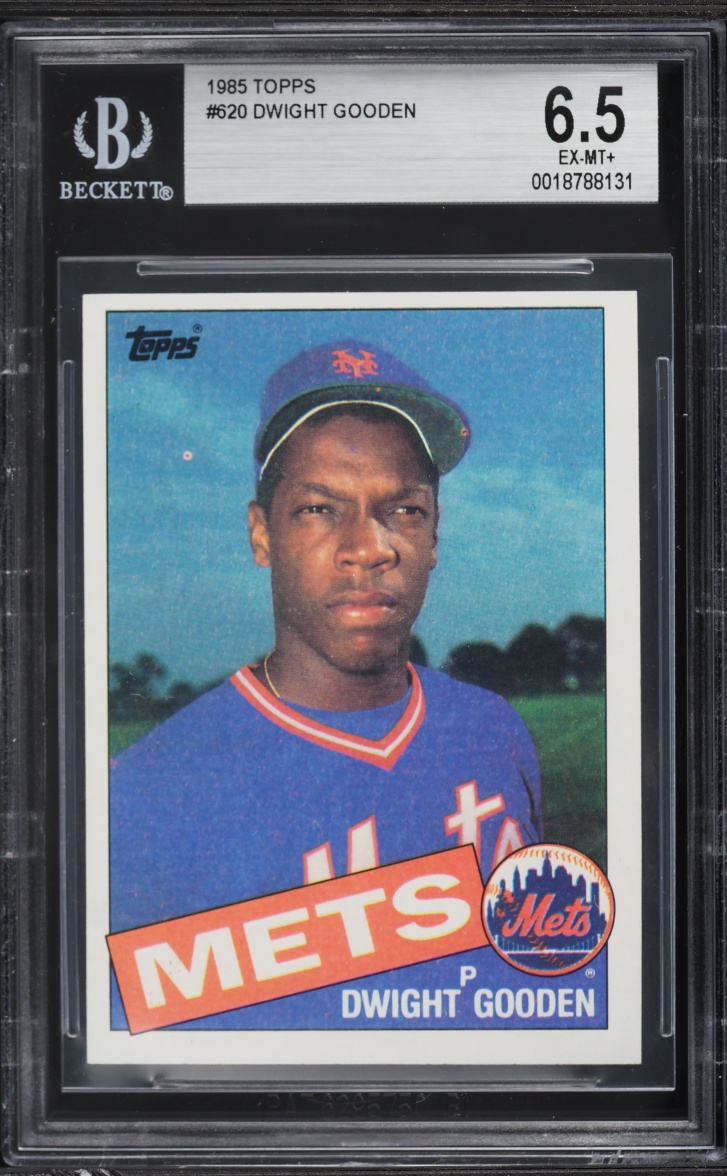 1985 Topps Dwight Gooden ROOKIE #620 BGS 6.5 EXMT+