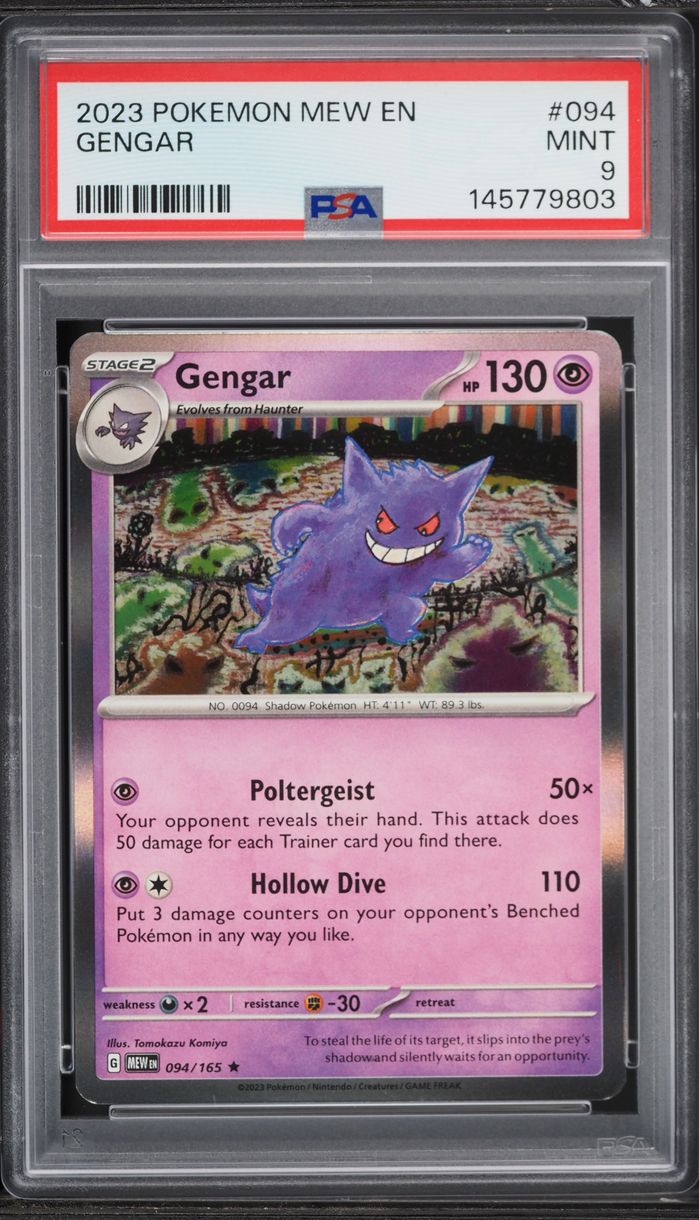 2023 Pokemon Scarlet & Violet 151 Gengar #94 PSA 9 MINT