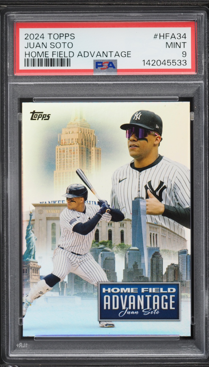 2024 Topps Home Field Advantage Juan Soto #HFA-34 PSA 9 MINT