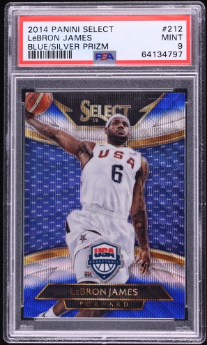 2012 Panini Prizm LeBron James #1 BGS 9 MINT on Fanatics Collect