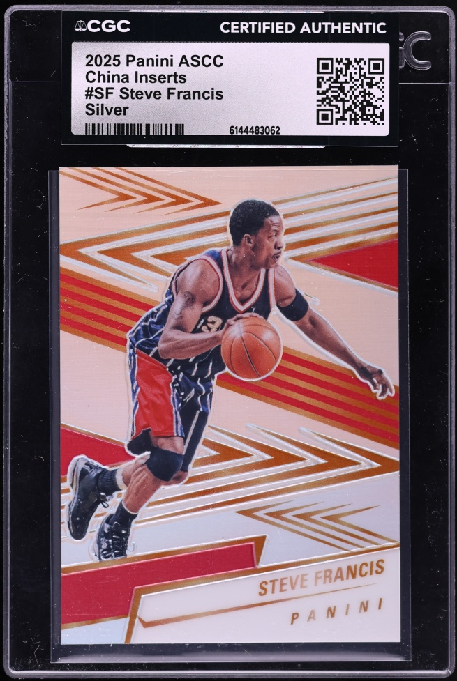 2025 Panini ASCC China Inserts Silver Steve Francis /50 #SF CGC AUTH