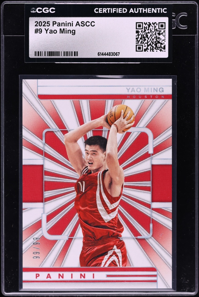 2025 Panini ASCC Yao Ming /99 #9 CGC AUTH