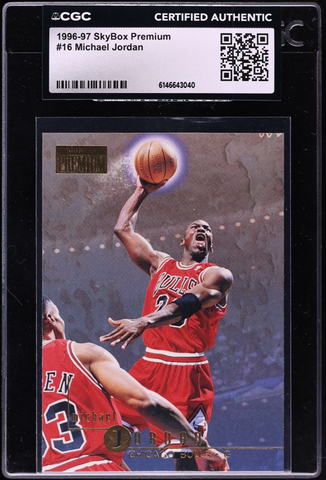 1996 Skybox Premium Michael Jordan #16 CGC AUTH