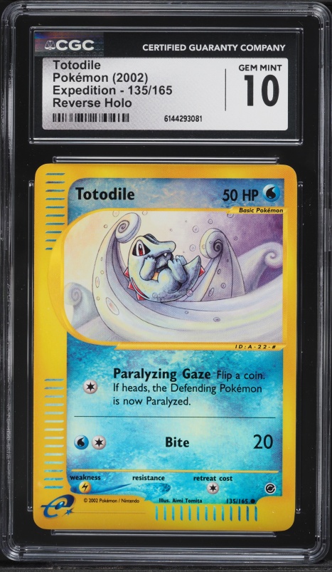 2000 Pokemon Neo Genesis 1st Edition Totodile #80 PSA 10 GEM MINT