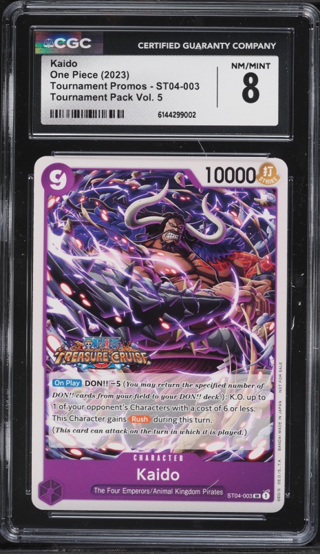 2024 One Piece Promos Treasure Cup Top 8 Kaido #094 PSA 10 GEM