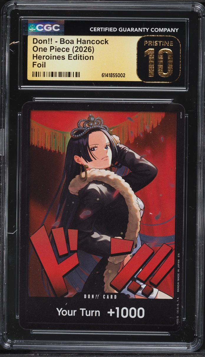2026 One Piece Heroines Edition Foil Don!! Boa Hancock CGC 10 PRISTINE