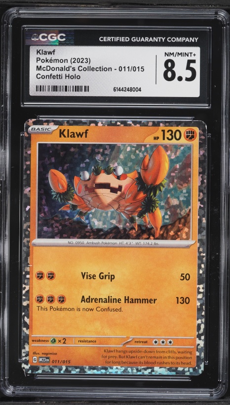 2023 Pokemon Japanese Scarlet & Violet ex AR Klawf #88 CGC 10
