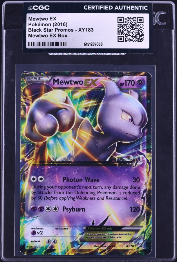 2016 Pokemon XY Evolutions Mewtwo #51 CGC 7 NRMT on Fanatics Collect 2016 Pokemon XY Evolutions Mewtwo #51 CGC 7 NRMT on Fanatics Collect