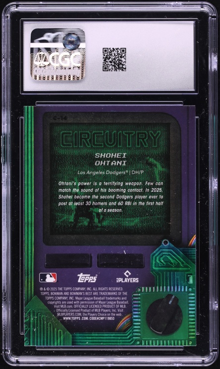 2025 Bowman's Best Circuitry Shohei Ohtani #C-14 CGC 10 GEM MINT