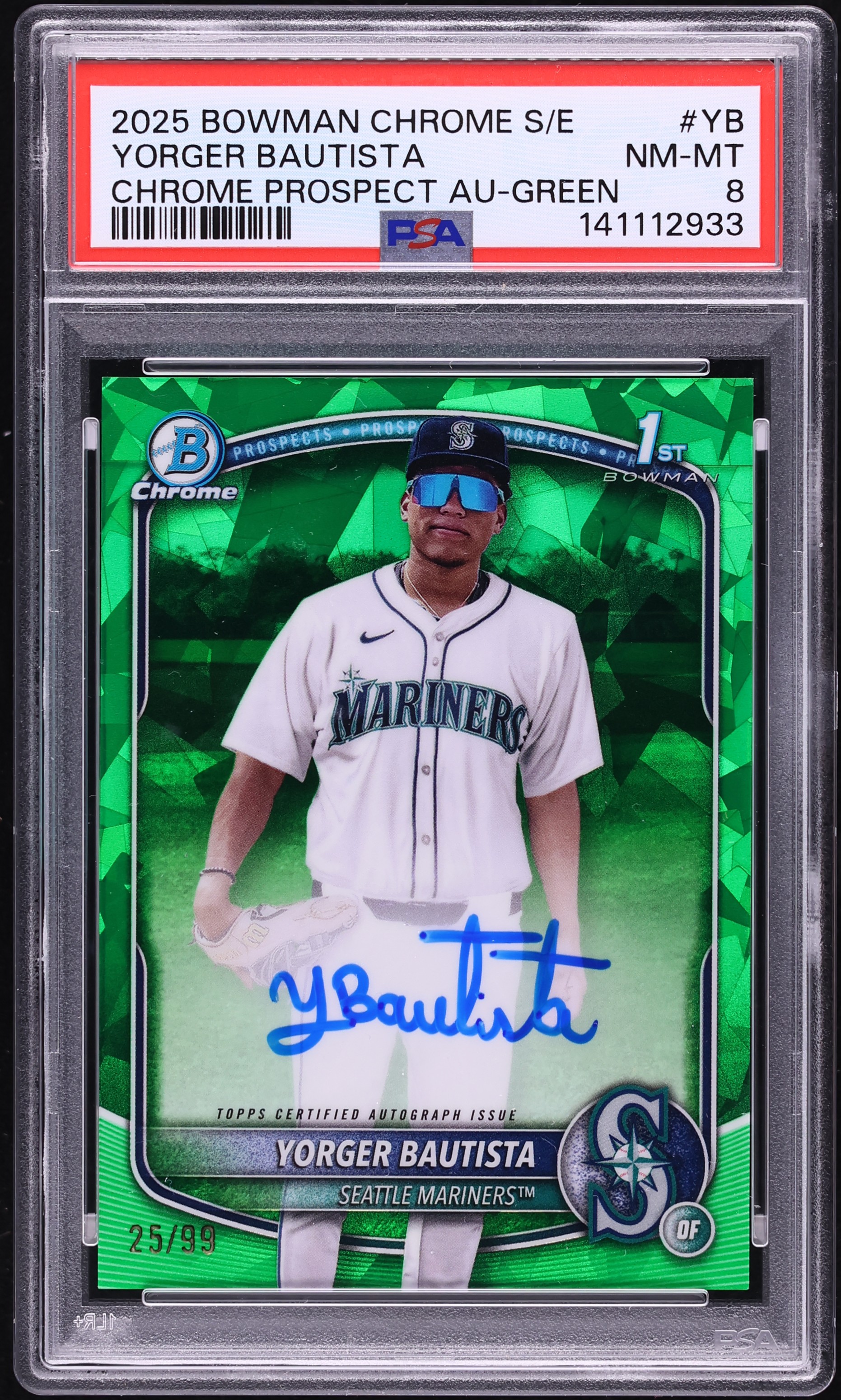 Yorger Bautista · 2025 Bowman Chrome Sapphire Baseball