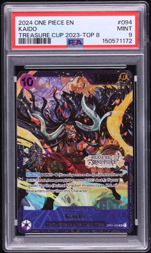 2024 One Piece Japanese Premium Best Alt Art Kaido #OP05-118 CGC
