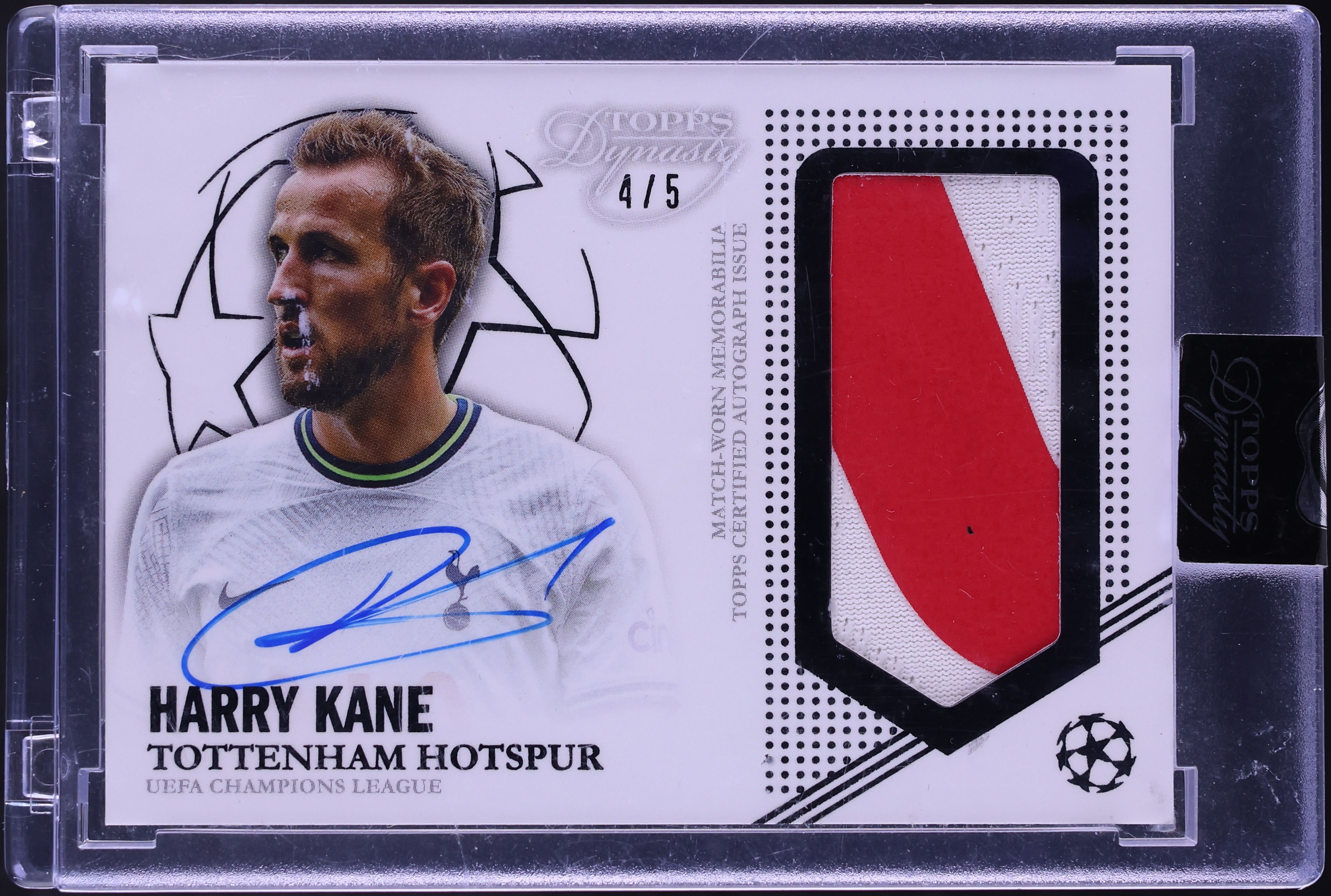 2022 Topps Dynasty UEFA Champions League Black Harry Kane PATCH 