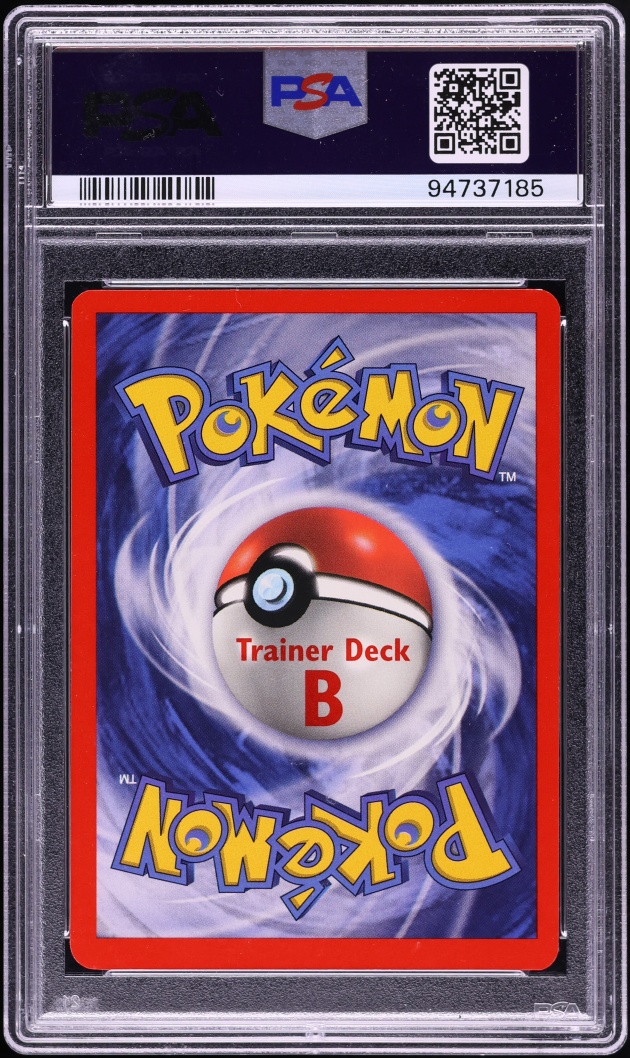 1999 Pokemon Base Set Trainer Deck B Squirtle #63 PSA 9 MINT