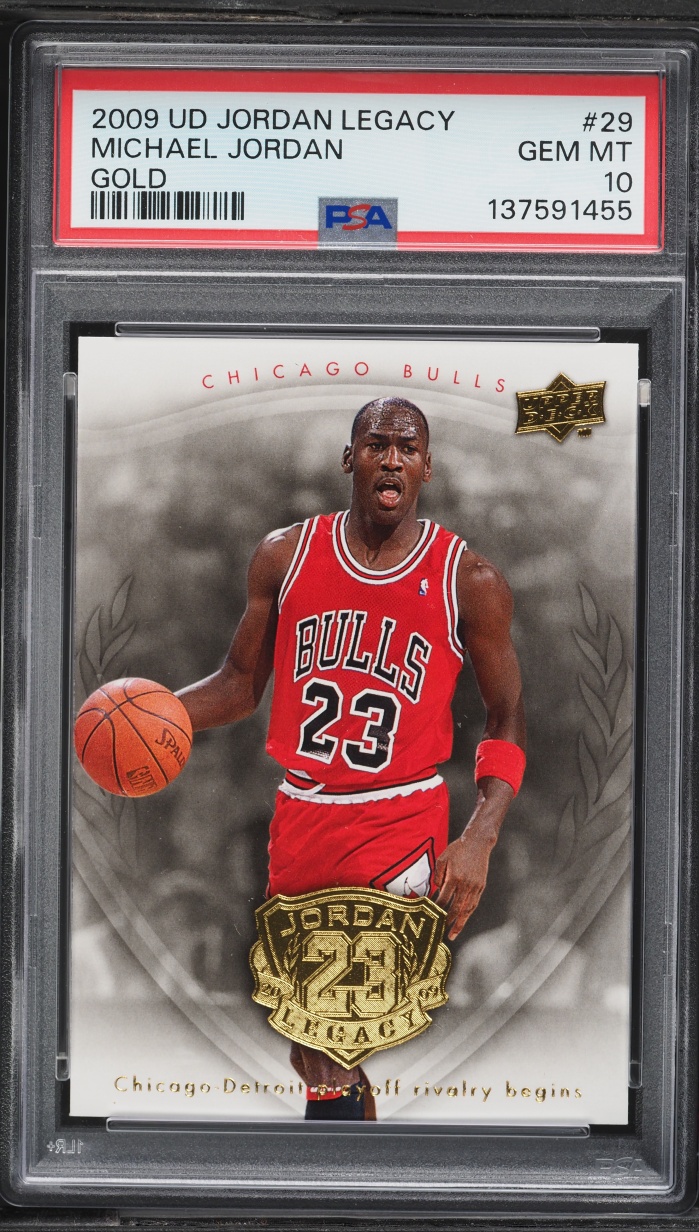 2009 Upper Deck Jordan Legacy Gold Michael Jordan #29 PSA 10 GEM MINT